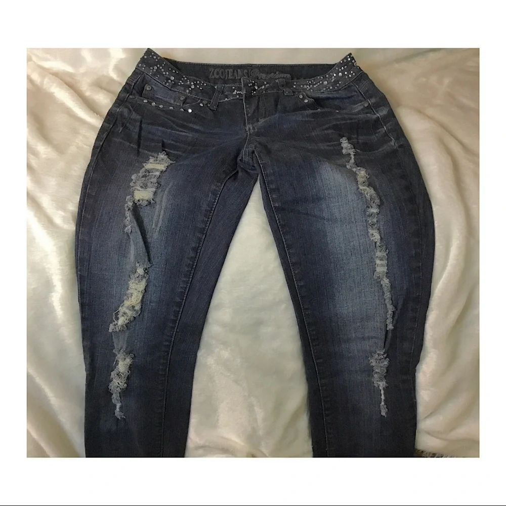 ZCO Jeans Premium Distressed Skinny - Picture 3 of 13